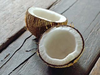 coconut on table