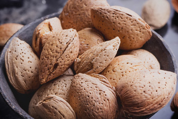 Various nuts selection