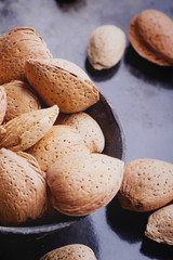 Various nuts selection