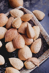 Various nuts selection