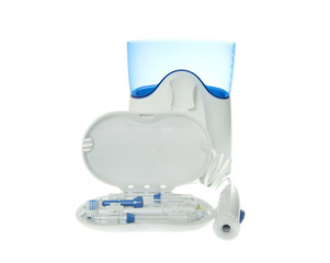 Brushing Teeth, Massage Gums. Irrigator for Oral Cavity Cleaning
