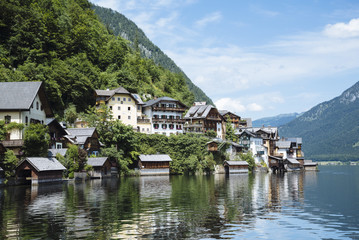 Hallstatt a village in the Salzkammergut, Austria , UNESCO World Heritage Site