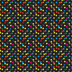 dot black seamless pattern