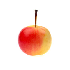 Red apple isolated on white background