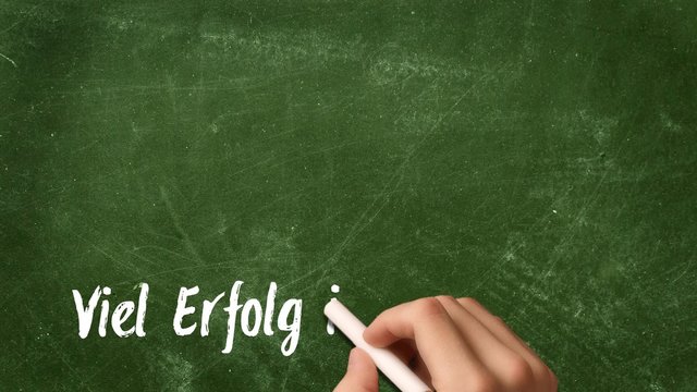 Viel Erfolg in der Schule