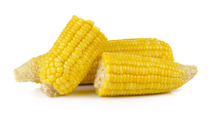 corn on white background