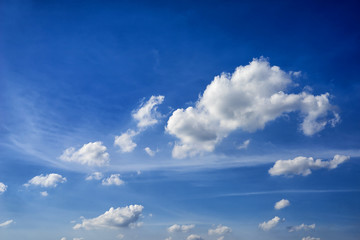 Beautiful clouds and blue sky