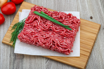 Raw minced meat