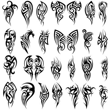 Naklejka 24 Tribal Tattoos