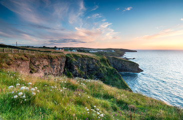 Sunset over Port Isaac