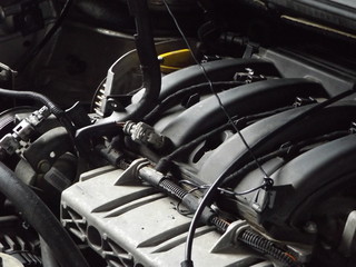 Fototapeta premium Diesel engine