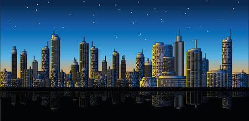 Night skyline