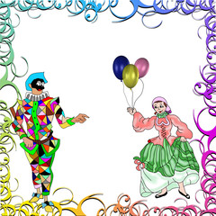 Arlecchino e Colombina