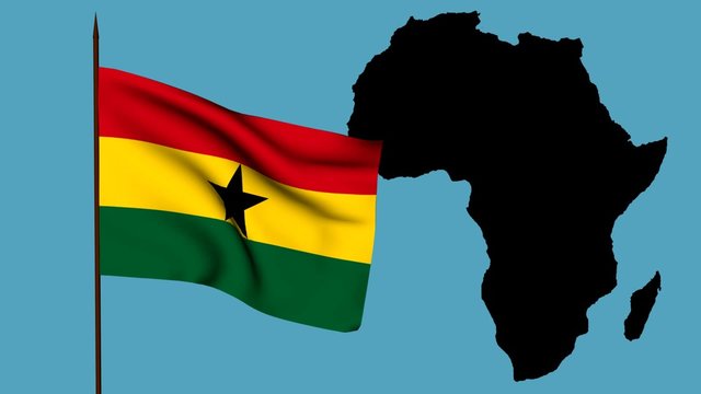 Africa  bandiera del Gana