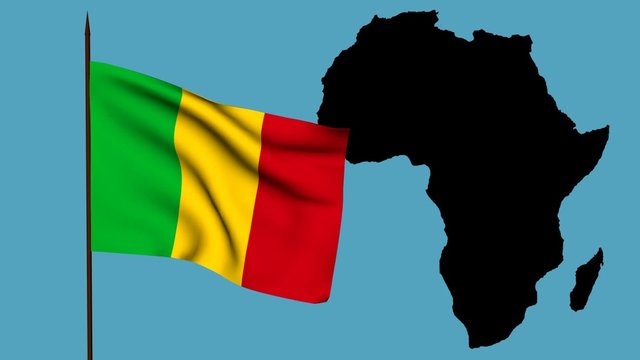 Africa  bandiera mali