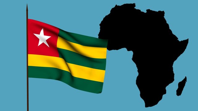 Africa  bandiera del Togo
