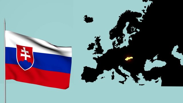 Bandiera della slovacchia