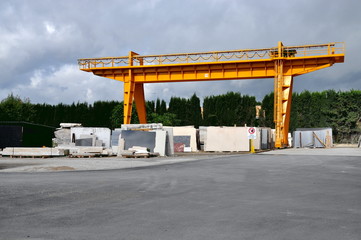 Lastre di marmo per la lavorazione