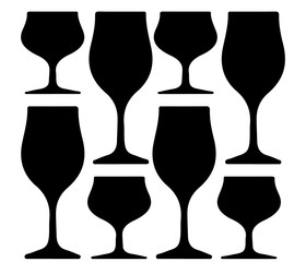 Alcoholic Glass Silhouette