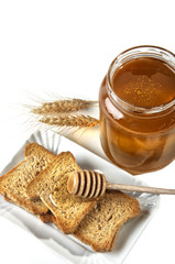 linden honey flowing