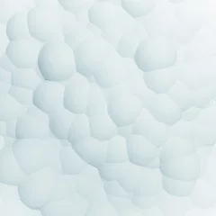 Gordijnen Abstract white sphere pattern background © 123dartist