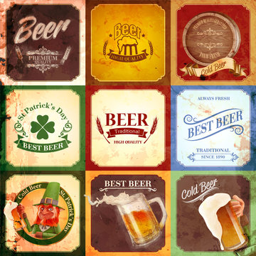 vintage banner beer