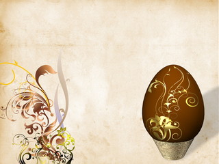 uovo di Pasqua decorato