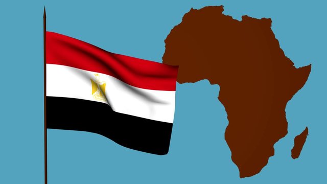 Africa  bandiera dell'Egitto