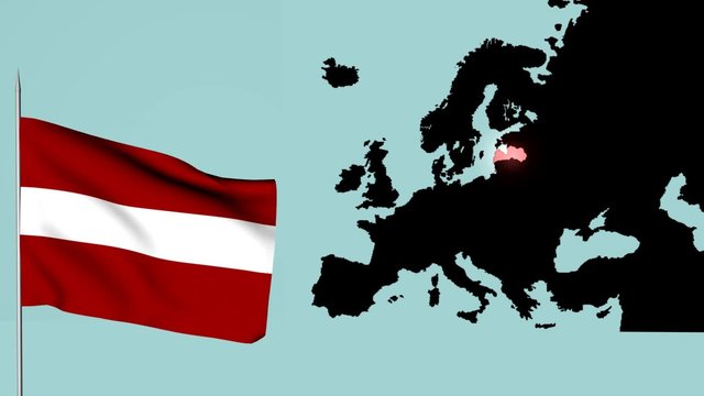 Bandiera dela Lettonia