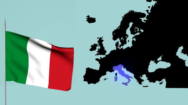 Bandiera dell'Italia