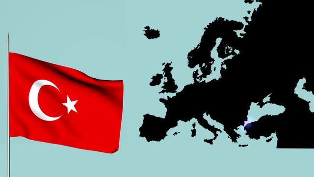 Bandiera della turchia