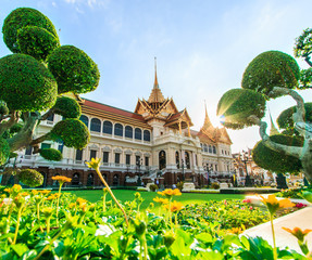 Royal Grand Palace near Wat Phra Kaew in Bangkok, Thailand