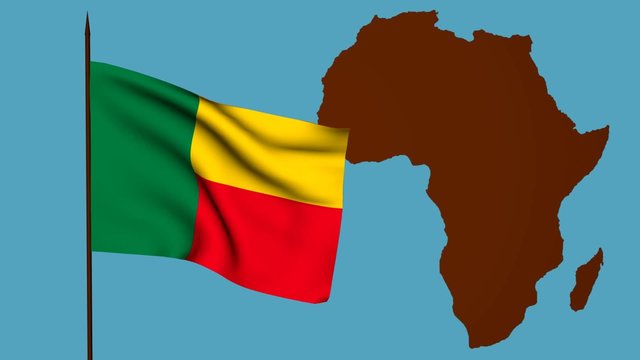 Africa  bandiera del Benin