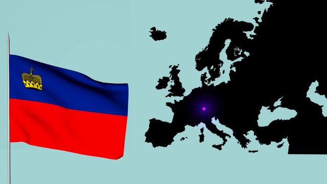 Lichtensten bandiera Europea