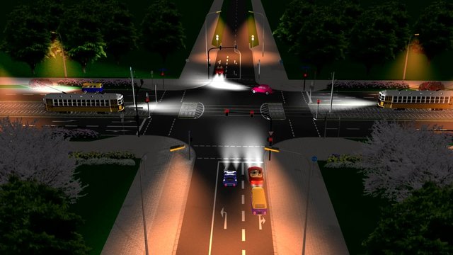 Traffico di notte