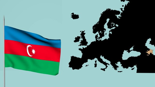 europa bandiera Arzebaigia