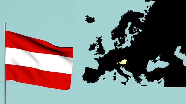 bandiere dell'europa Austria