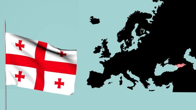 Bandiera della georgia