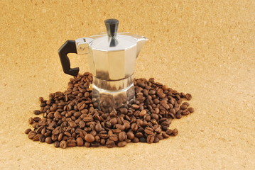 Moca con chicchi di caffè
