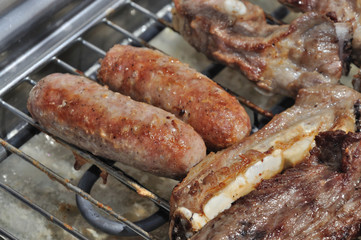 Salsicce in griglia