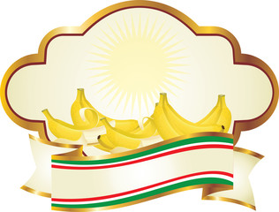 Bollino banane italiano