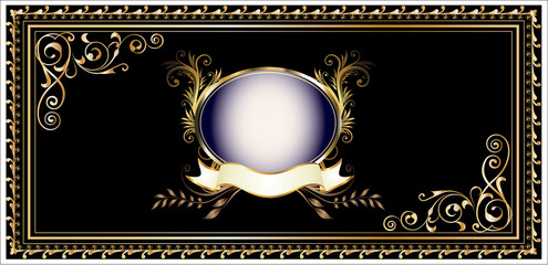 ETICHETTA DECORO NERO