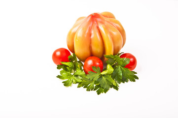 heart with tomatoes tomatoes