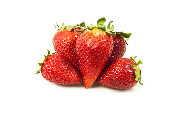 red strawberries