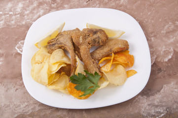 fried lamb cutlets