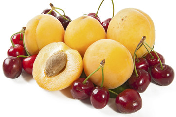 Italian fresh apricots