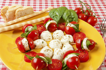 Caprese skewers