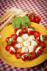 Caprese skewers