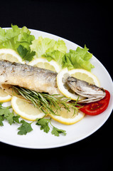 Roasted Sea Bass