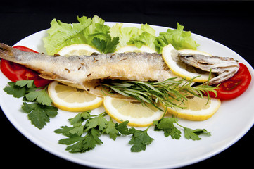 Roasted Sea Bass